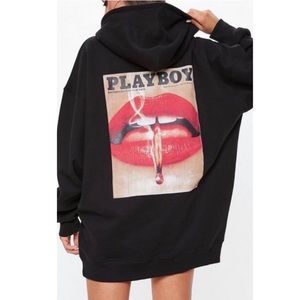 Playboy X missguided oversized hoodie